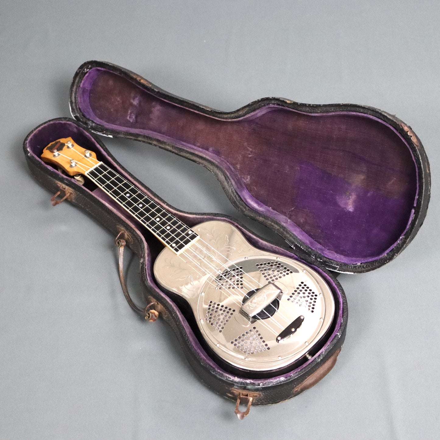 1932 Style 2 National German Silver Small Bodied Ukulele