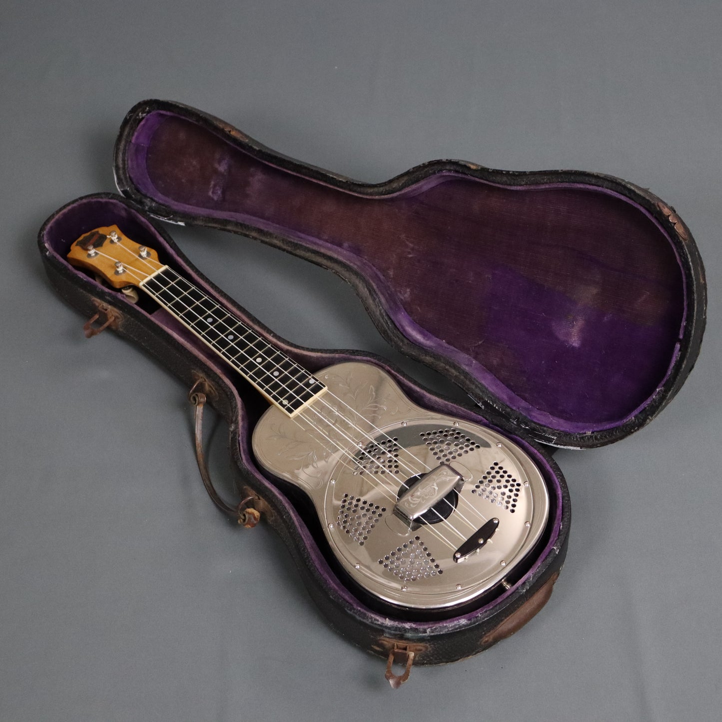 1932 Style 2 National German Silver Small Bodied Ukulele