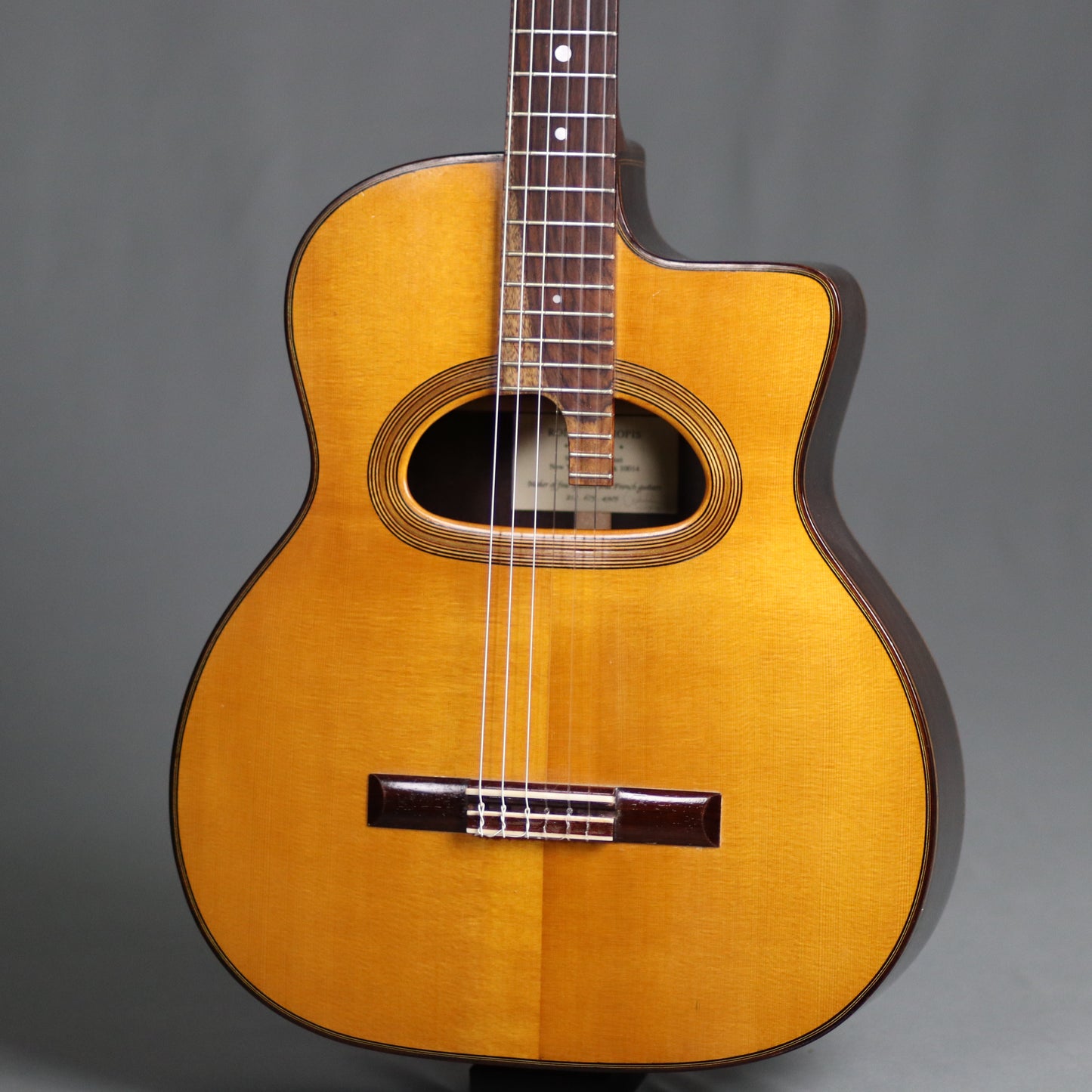 2011 Rodrigo Shopis D'Artagnan Selmer Gypsy Jazz Guitar Concert style Nylon Classical