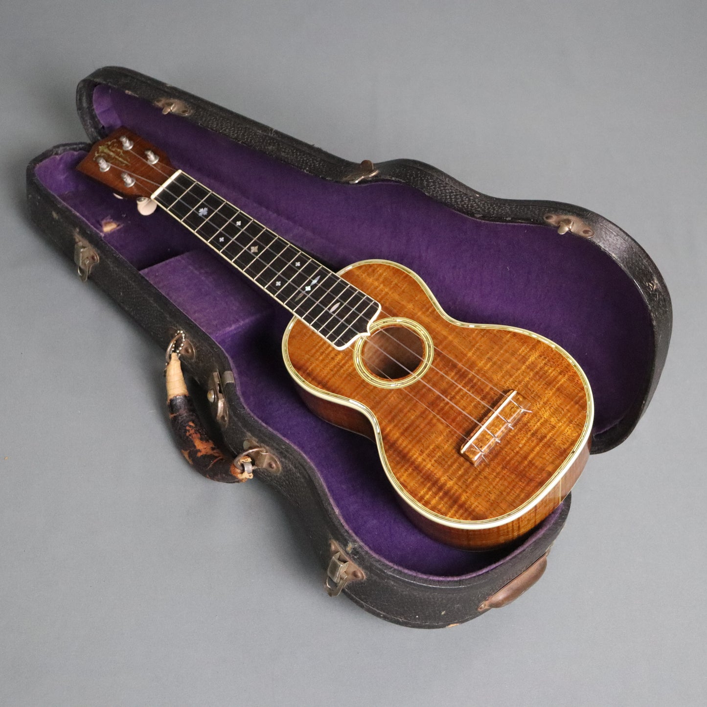1930s Martin Style 5 HIGHLY FIGURED Hawaiian Koa Soprano Ukulele 5K Uke