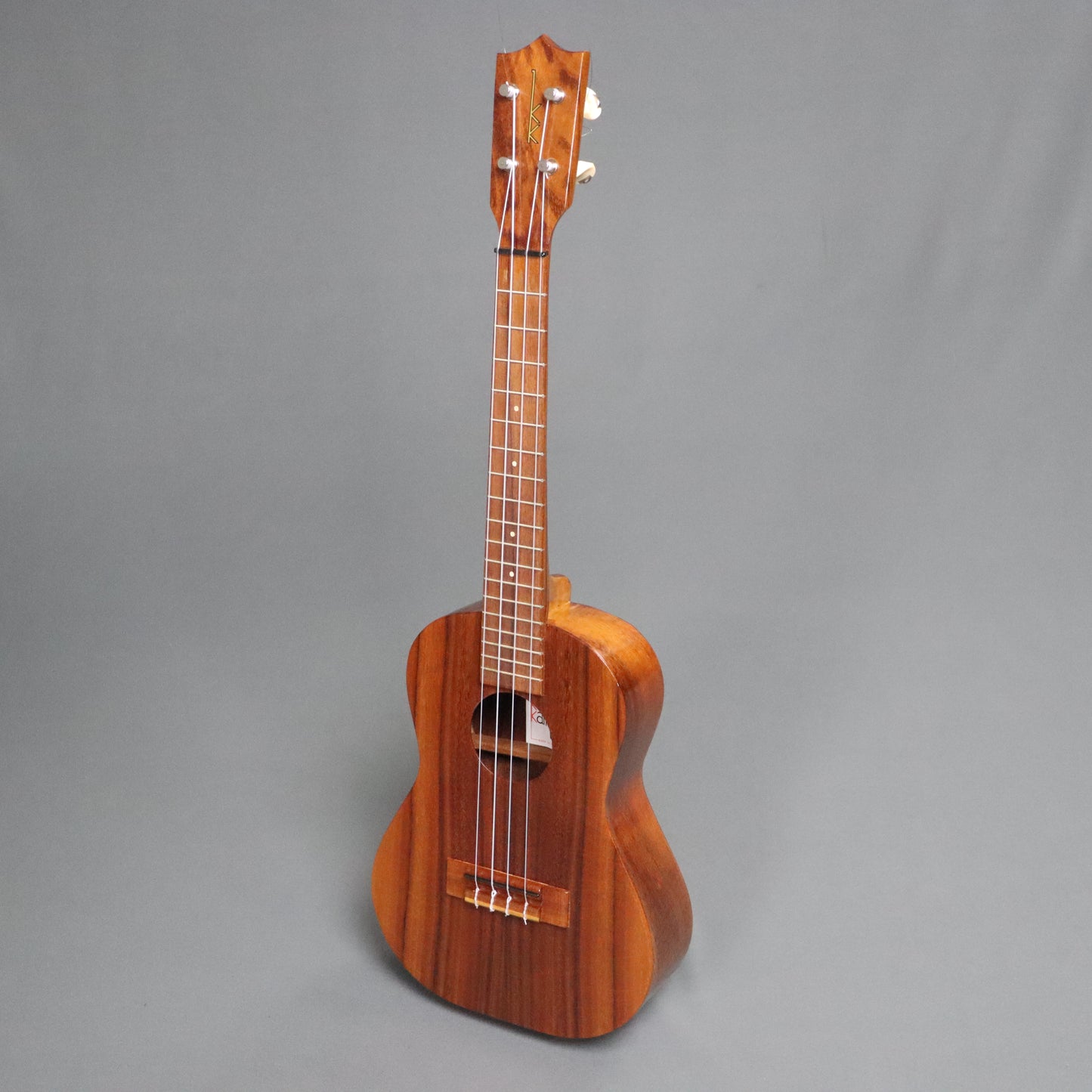 MINTY 1980's Kamaka White Label Solid Koa Tenor Ukulele w' Case Candy! Professional Uke