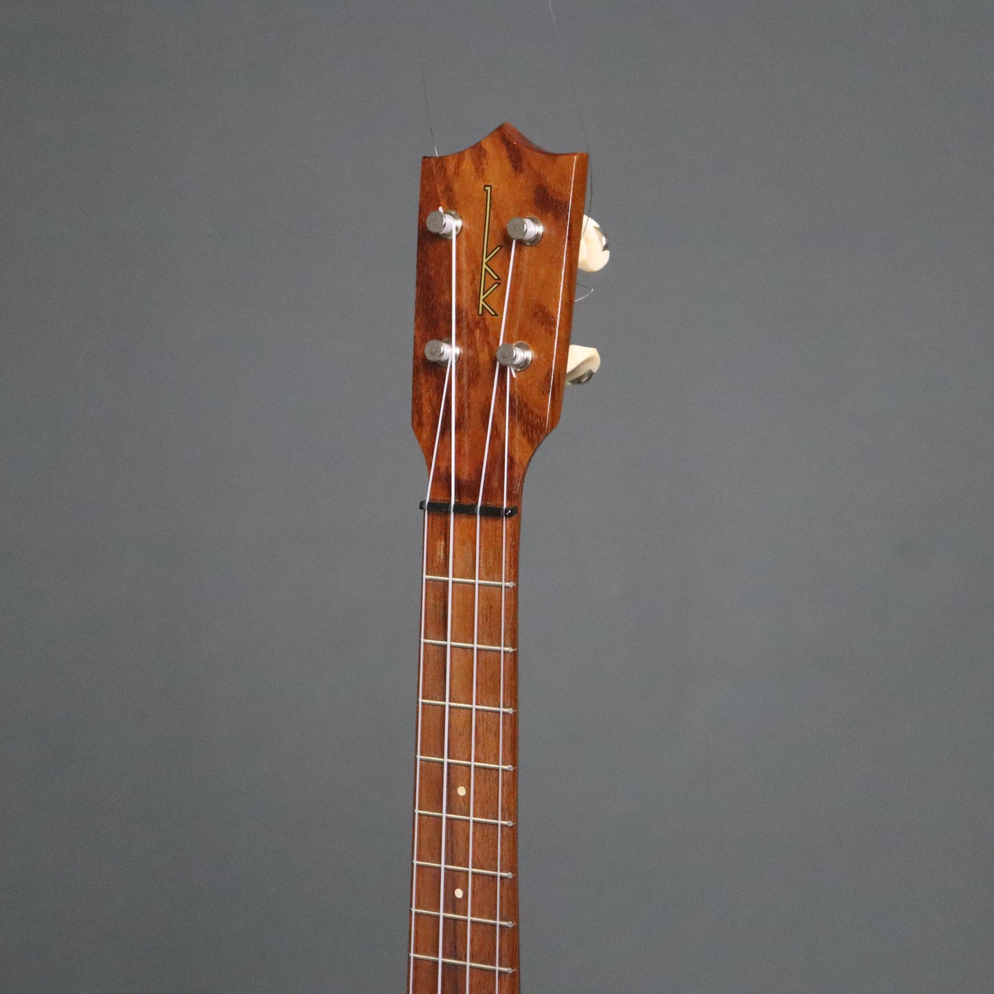 MINTY 1980's Kamaka White Label Solid Koa Tenor Ukulele w' Case Candy! Professional Uke