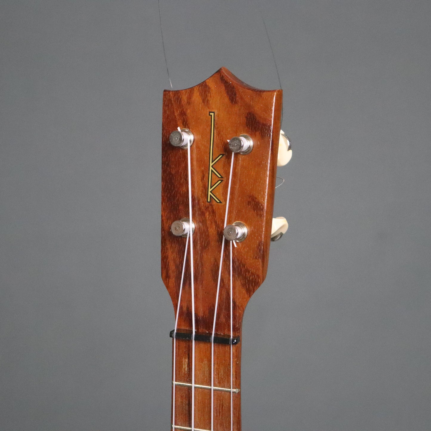 MINTY 1980's Kamaka White Label Solid Koa Tenor Ukulele w' Case Candy! Professional Uke