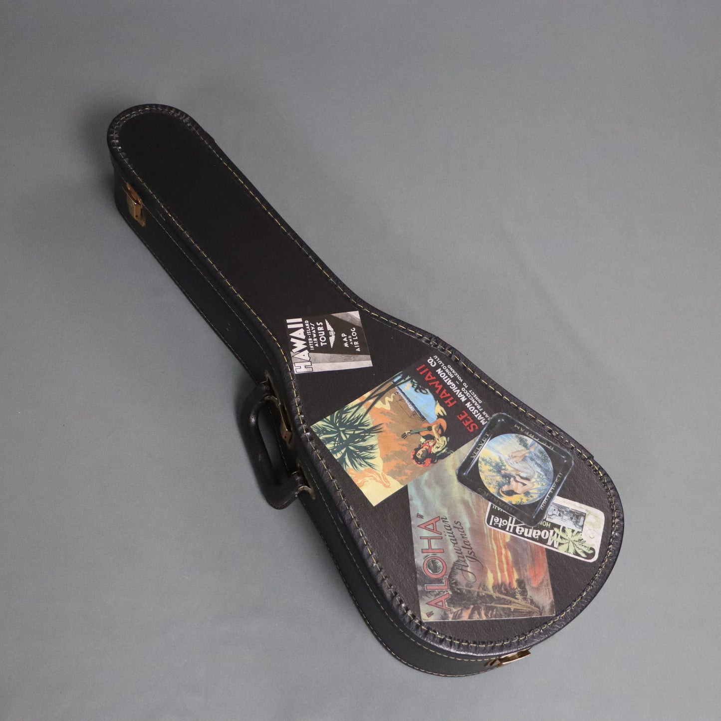 MINTY 1980's Kamaka White Label Solid Koa Tenor Ukulele w' Case Candy! Professional Uke