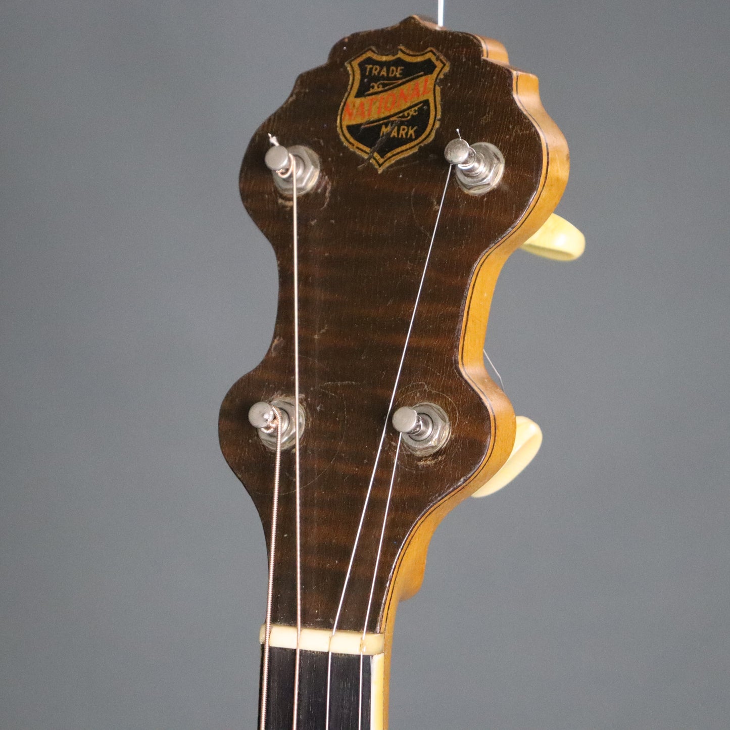 1929 National Style 2 Tricone Tenor Guitar Wild Rose Engraved Resonator