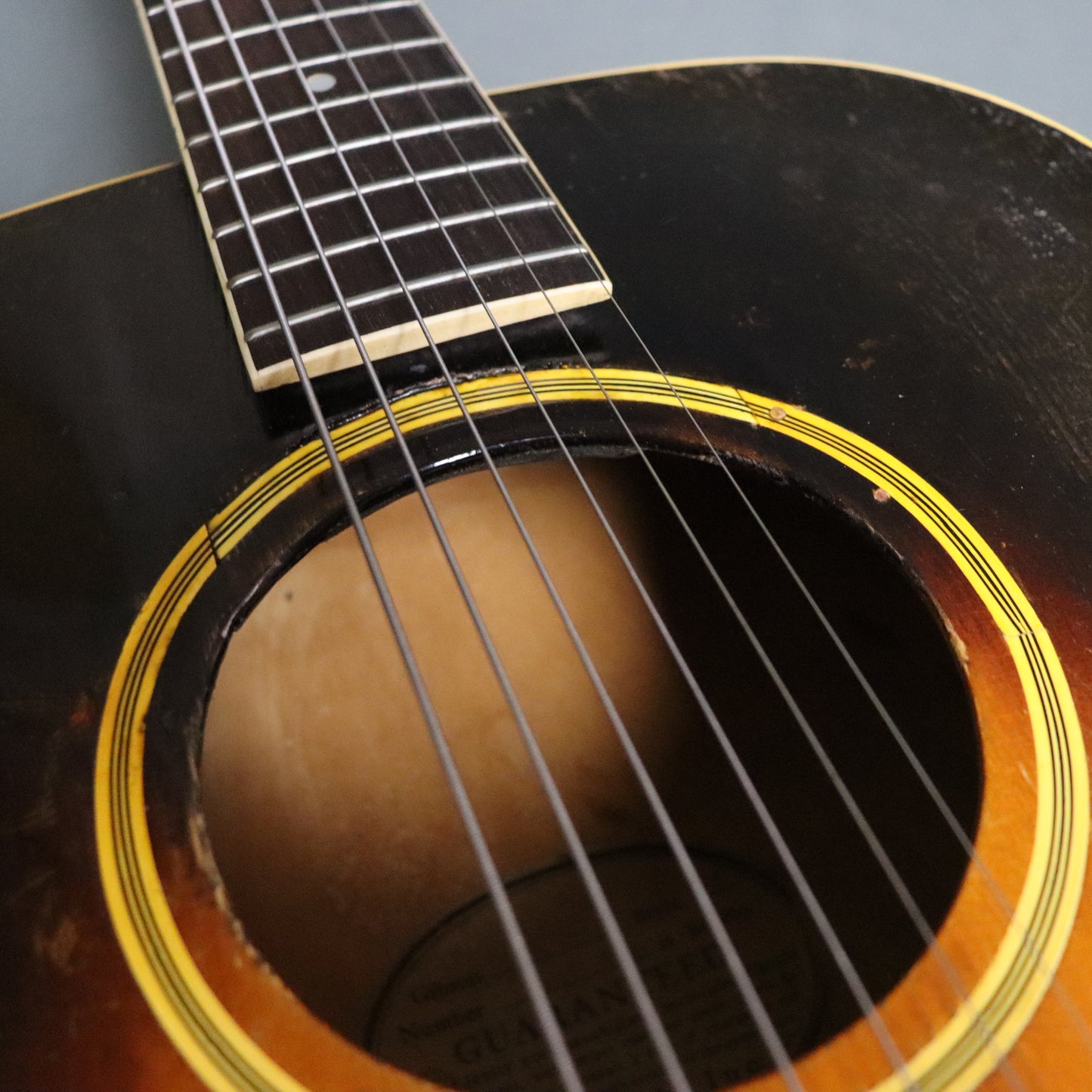 1934 Gibson L-4 Round Hole Arch Top Acoustic Jazz Guitar Archtop