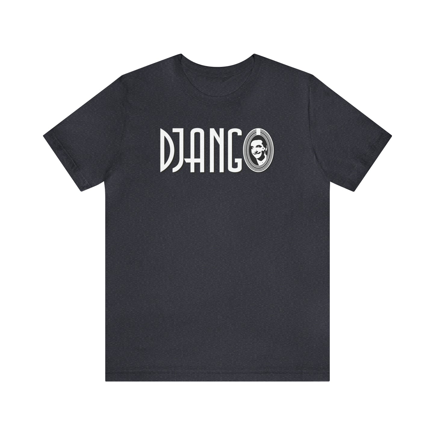 Django Reinhardt In A Petite Bouche Gypsy Jazz Guitar T-Shirt