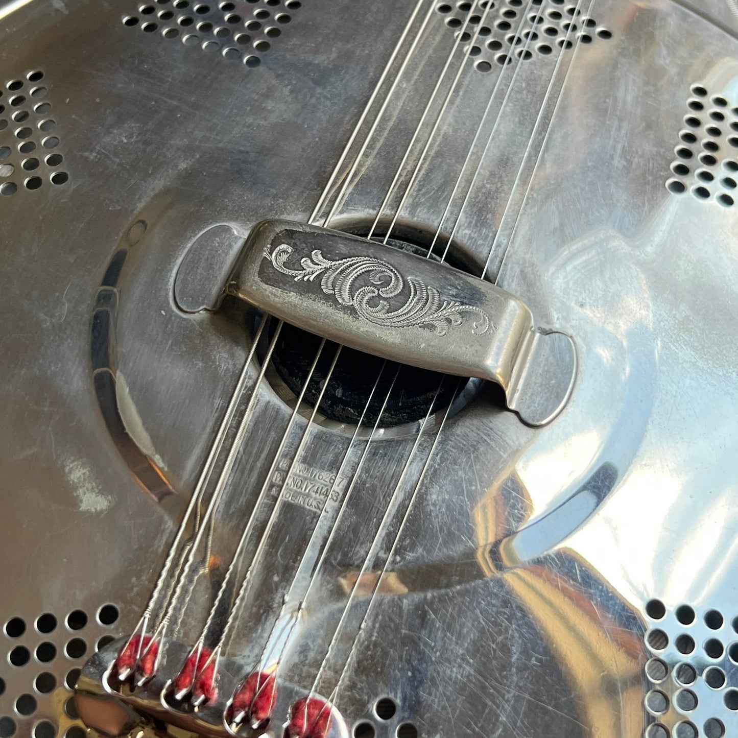 1937 National Style 3 Single Cone Mandolin w' Calton Flight Case Lilly of the Valley