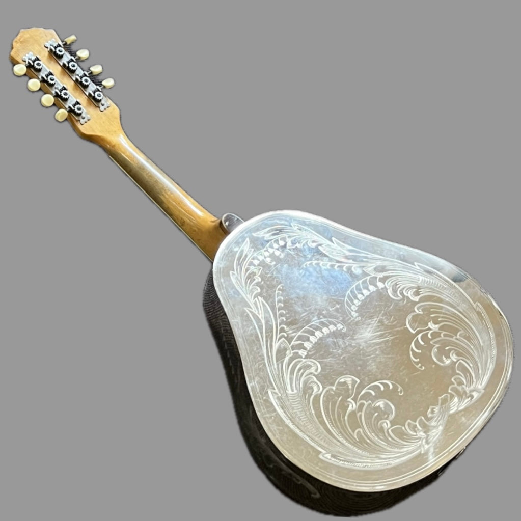 1937 National Style 3 Single Cone Mandolin w' Calton Flight Case Lilly of the Valley