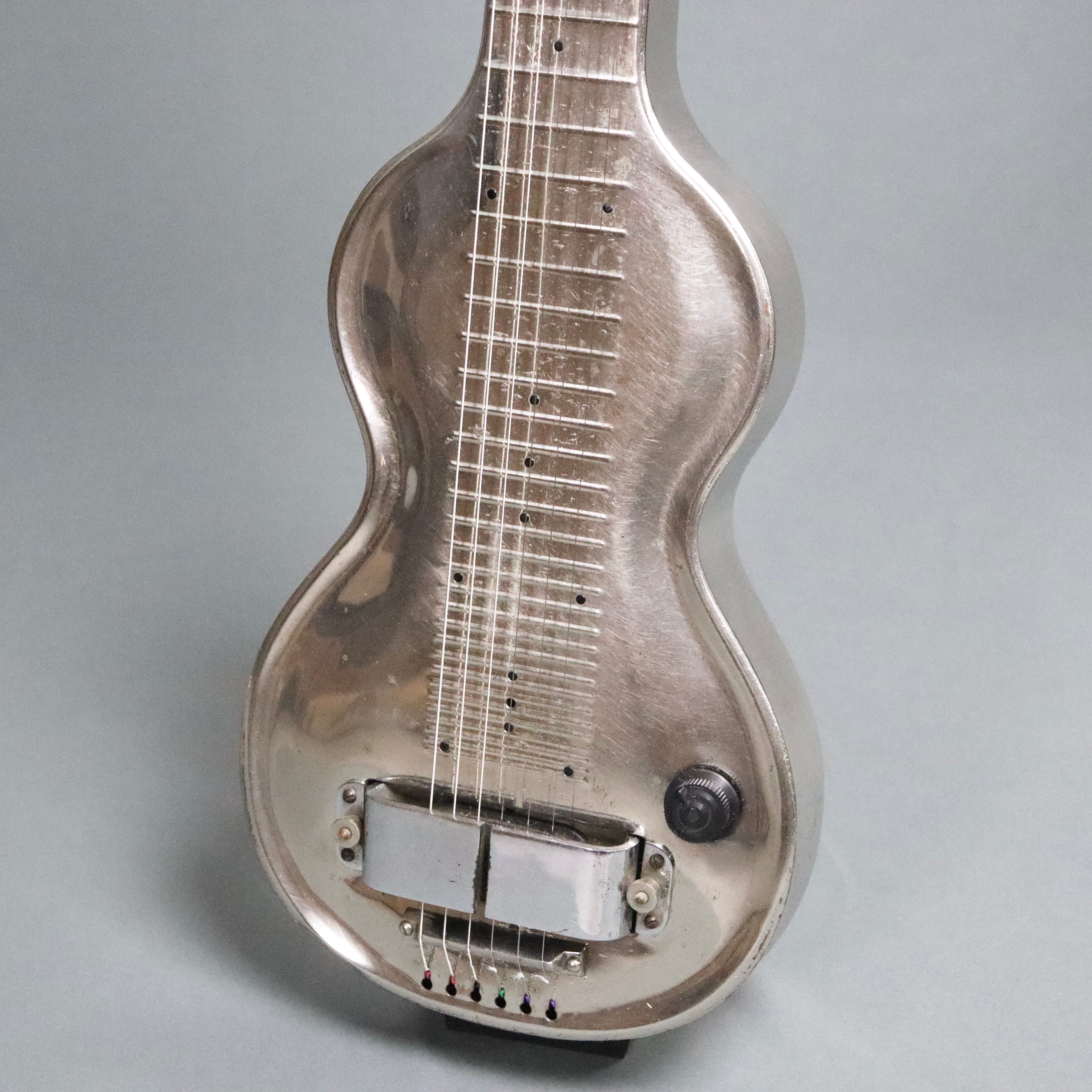 1936 Rickenbacker Silver Hawaiian Lap Steel Guitar 1.5