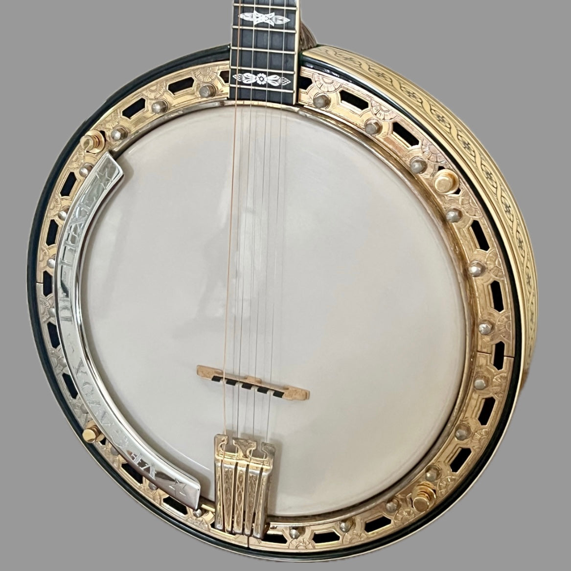 1953 Vega VOX Plectrum Banjo Renee Karnes 1928 De Luxe Conversion Vegavox Vegaphone Deluxe