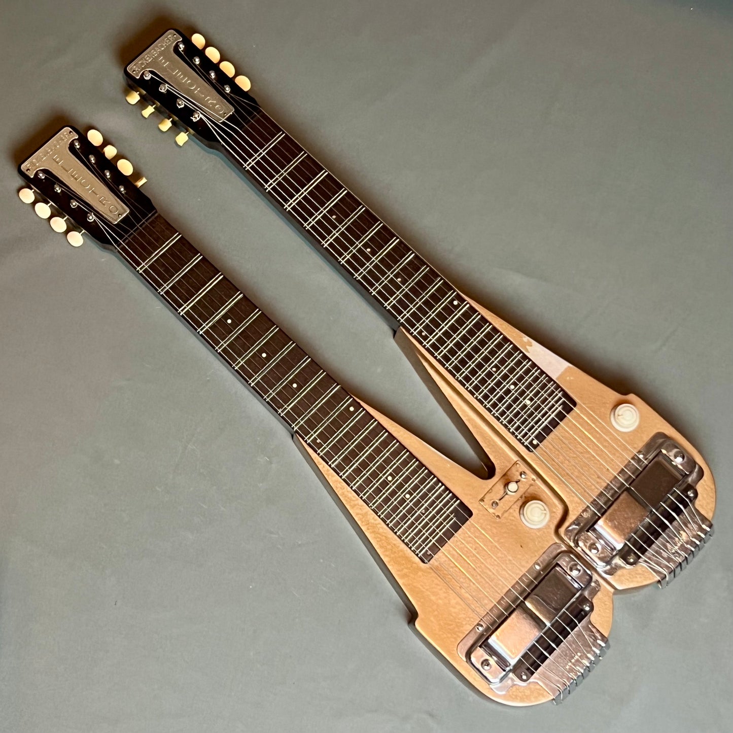 1947 Rickenbacker Double Neck 8 string D-16 Lap Steel Electric Hawaiia ...