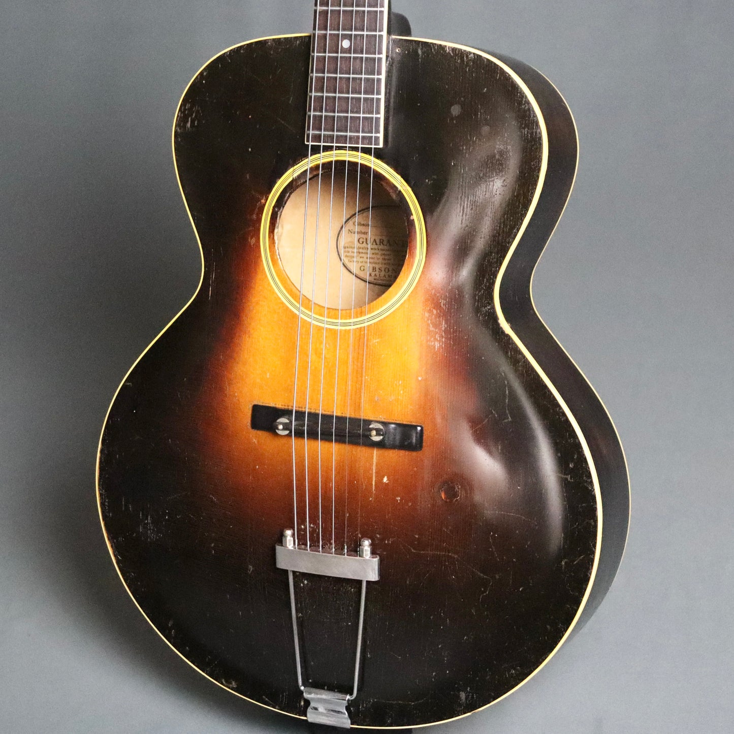 1934 Gibson L-4 Round Hole Arch Top Acoustic Jazz Guitar Archtop