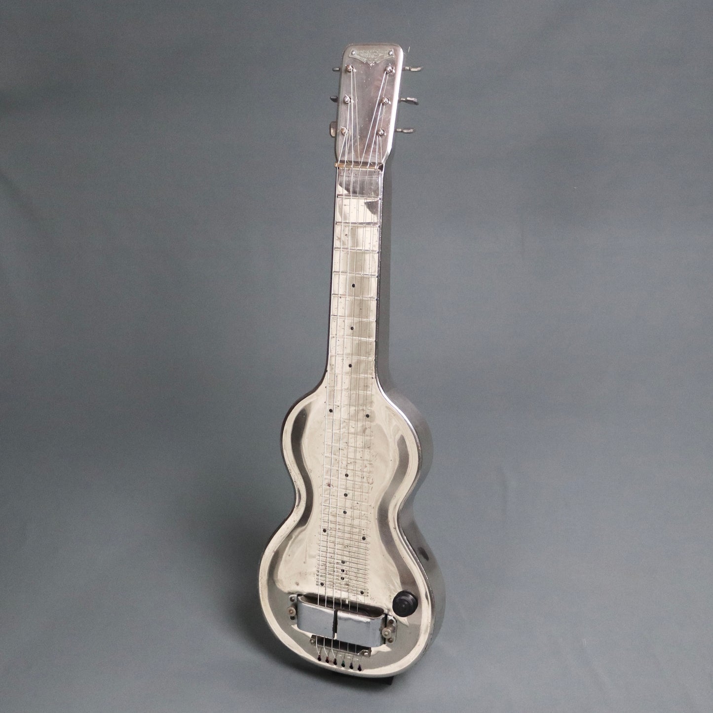 1936 Rickenbacker Silver Hawaiian Lap Steel Guitar 1.5" Horseshoe Pickup Rickenbacher Lapsteel
