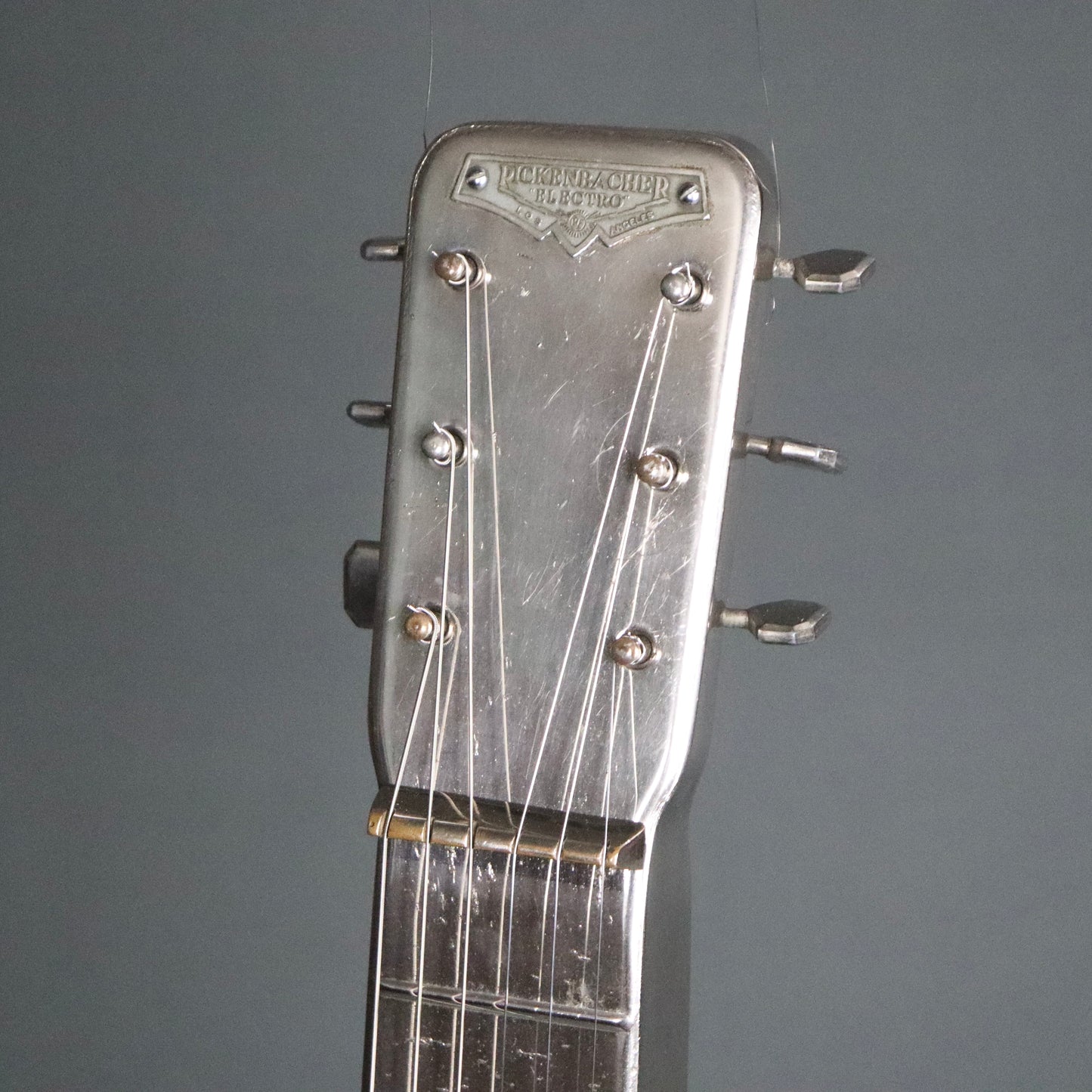1936 Rickenbacker Silver Hawaiian Lap Steel Guitar 1.5" Horseshoe Pickup Rickenbacher Lapsteel