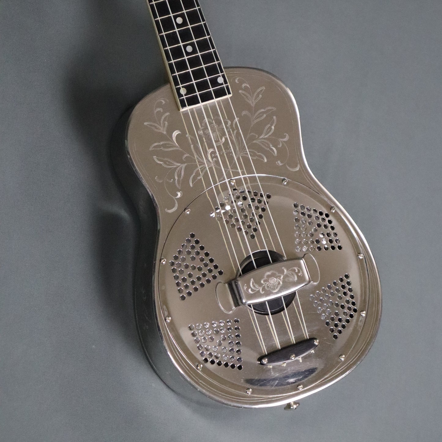 1932 Style 2 National German Silver Small Bodied Ukulele