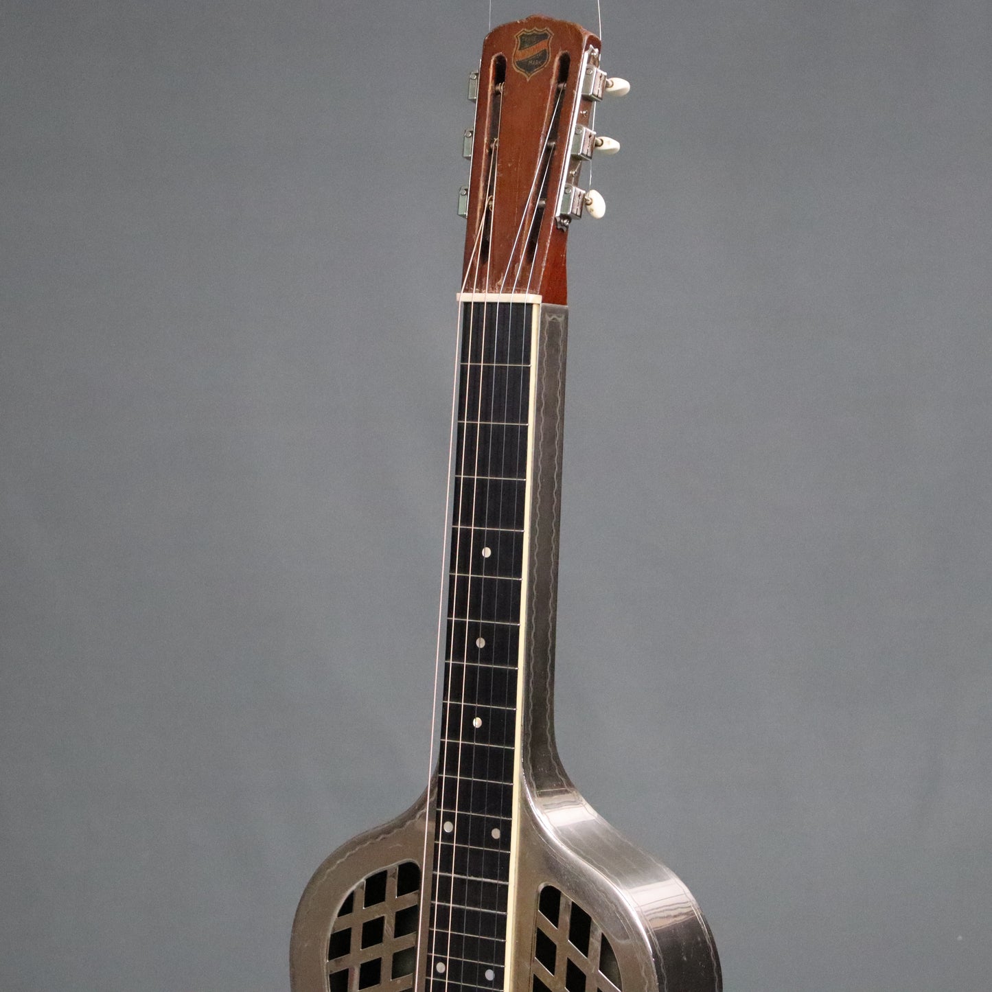 1931 National Tricone Style 1.5 Square Neck Guitar Lap Steel Wiggle Border Hawaiian