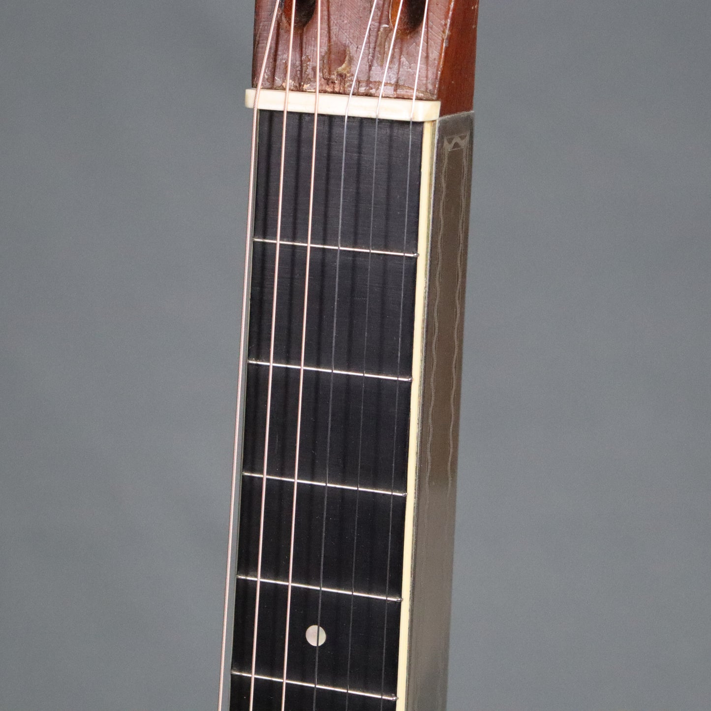 1931 National Tricone Style 1.5 Square Neck Guitar Lap Steel Wiggle Border Hawaiian