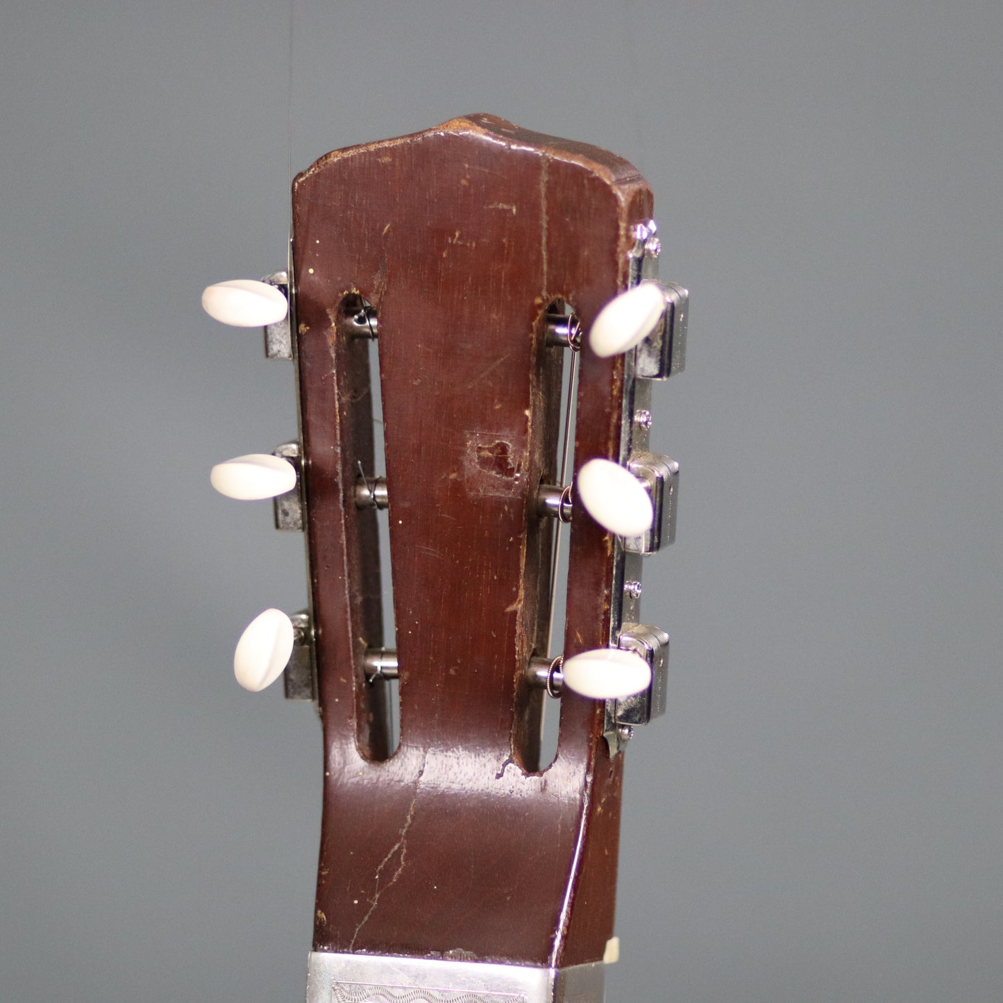 1931 National Tricone Style 1.5 Square Neck Guitar Lap Steel Wiggle Border Hawaiian