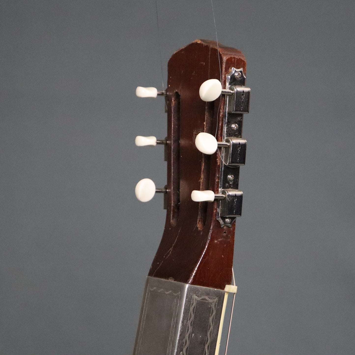 1931 National Tricone Style 1.5 Square Neck Guitar Lap Steel Wiggle Border Hawaiian