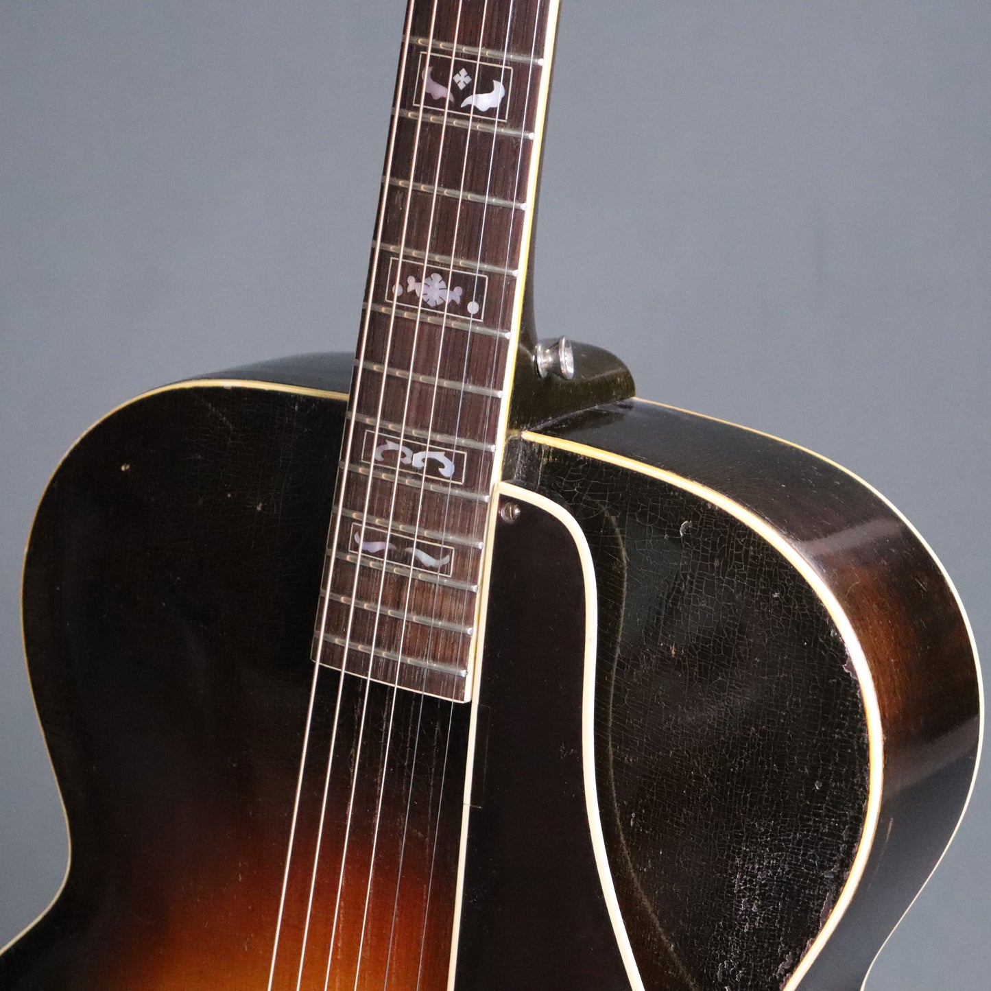 1936 Gibson L-7 Archtop Guitar w' FLAMED MAPLE L-5 Neck Advanced 17" Picture Frame L7 Arch Top