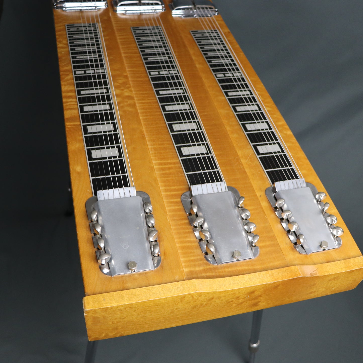 1957 Rickenbacker CW-758 Triple Neck LONG SCALE T8 Console Steel Guitar FIGURED MAPLE