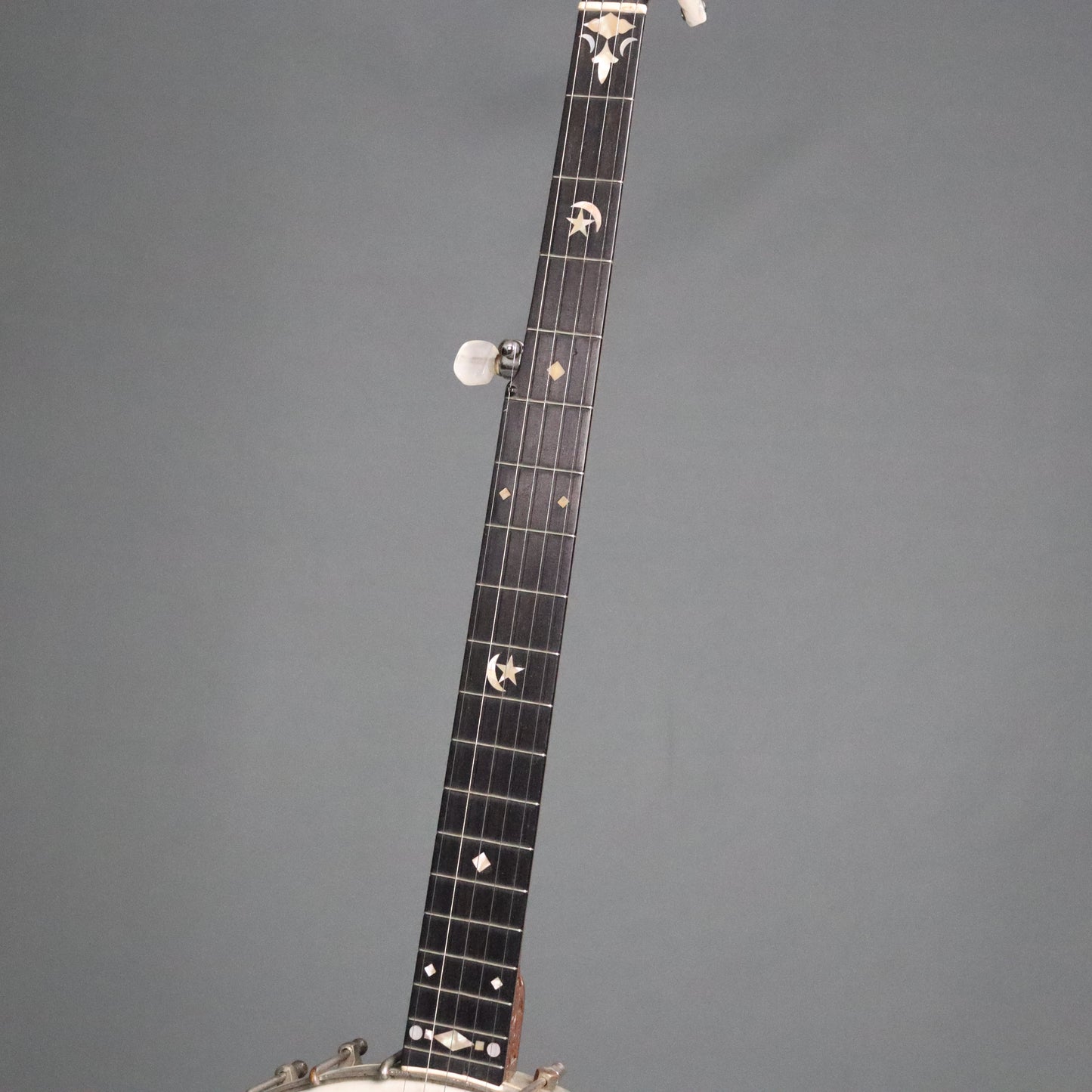1890s Vintage SS Stewart 5-string Orchestra SSS BANJO 13” German Silver Rim
