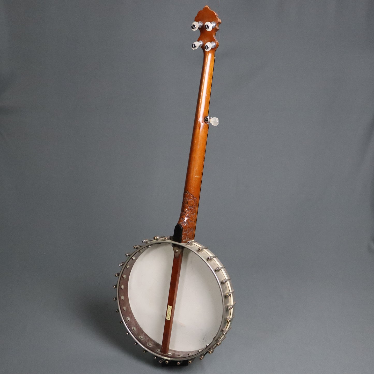 1890s Vintage SS Stewart 5-string Orchestra SSS BANJO 13” German Silver Rim