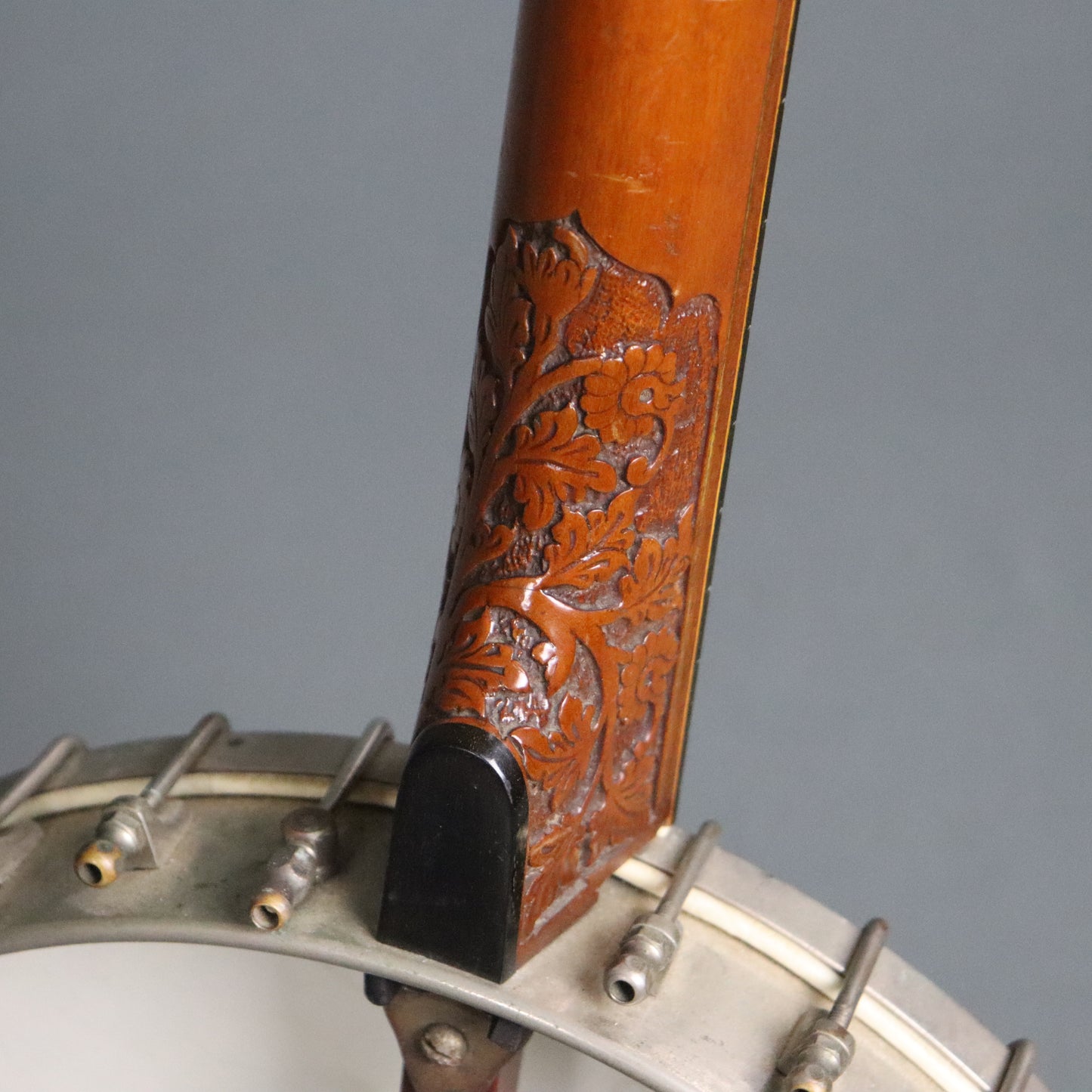 1890s Vintage SS Stewart 5-string Orchestra SSS BANJO 13” German Silver Rim