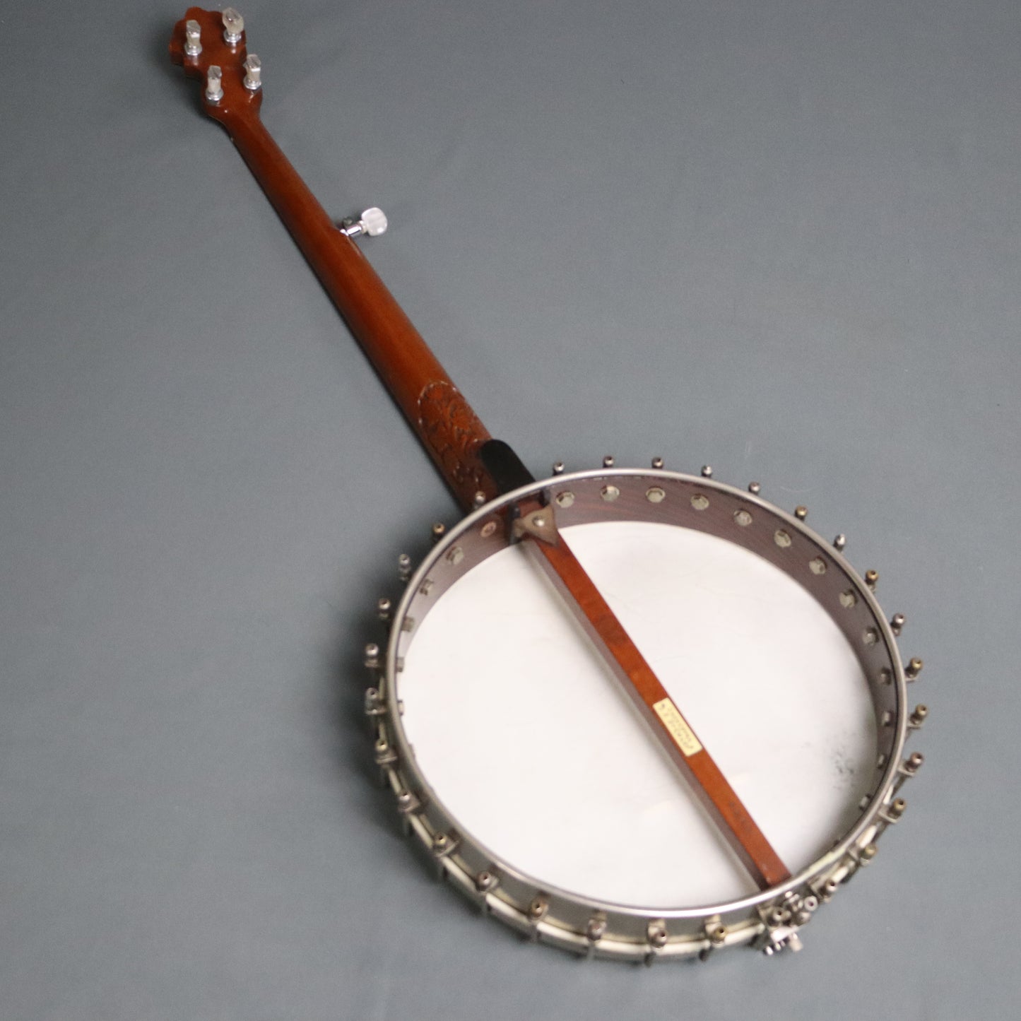 1890s Vintage SS Stewart 5-string Orchestra SSS BANJO 13” German Silver Rim