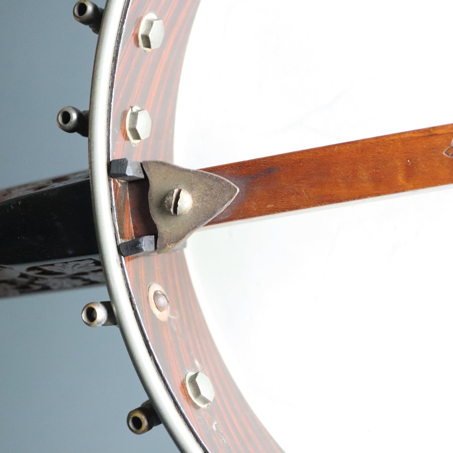 1890s Vintage SS Stewart 5-string Orchestra SSS BANJO 13” German Silver Rim