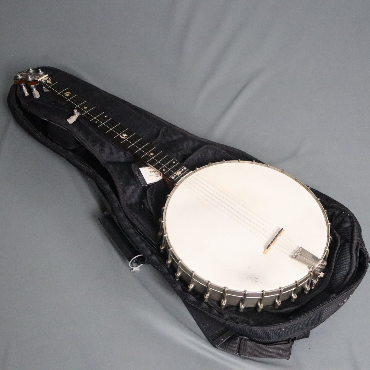 1890s Vintage SS Stewart 5-string Orchestra SSS BANJO 13” German Silver Rim