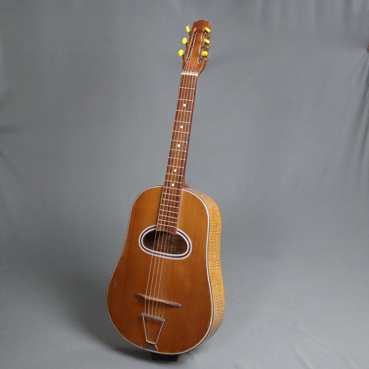 1940s Antoine Di Mauro Honolulu Hawaiian Lap Steel Guitar Gypsy Jazz Grande Bouche Guitare