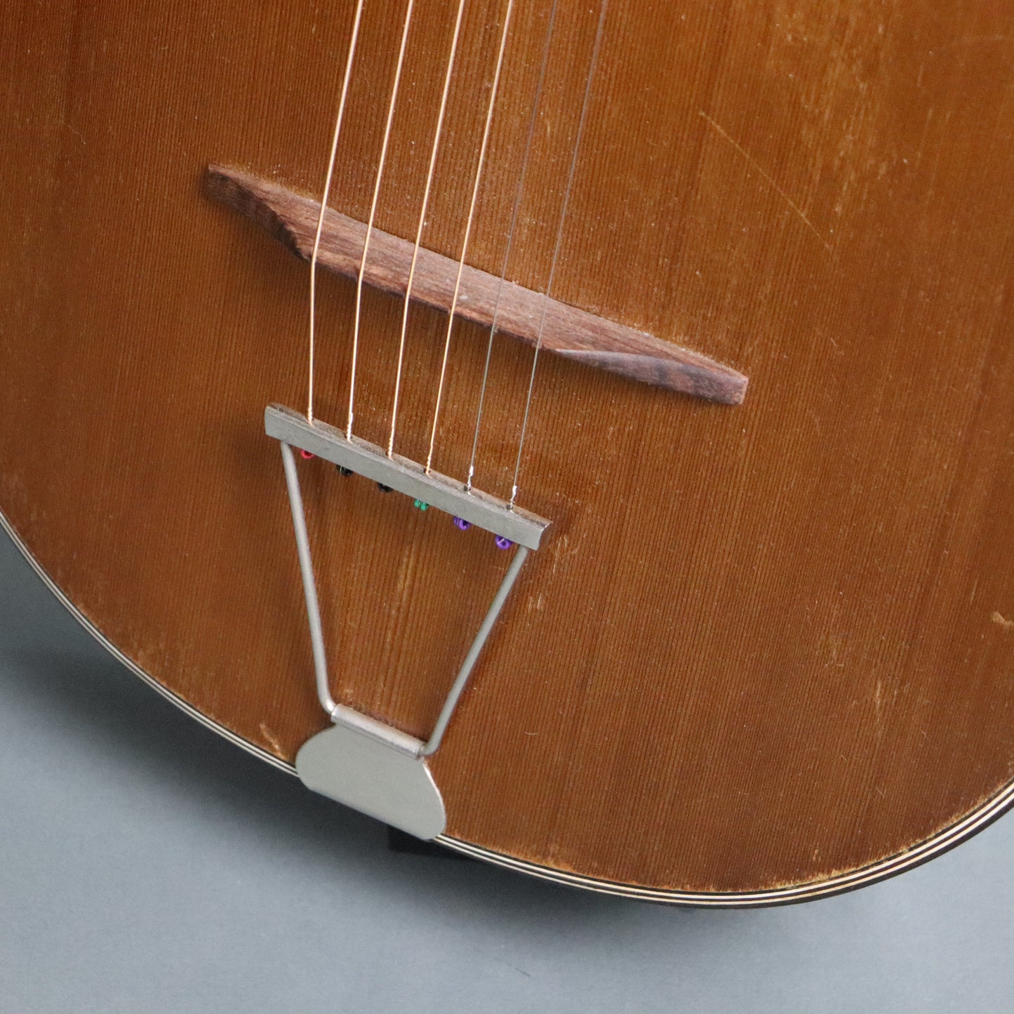 1940s Antoine Di Mauro Honolulu Hawaiian Lap Steel Guitar Gypsy Jazz Grande Bouche Guitare
