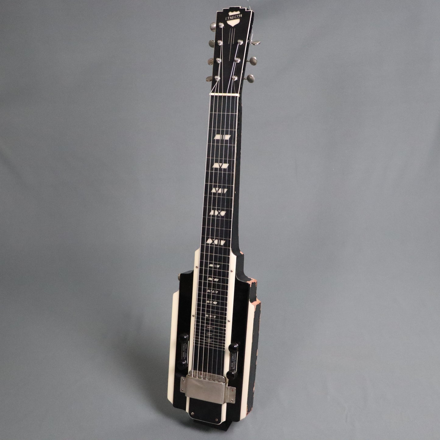 1935 National New Yorker 7 String Lap Steel Electric Hawaiian Guitar