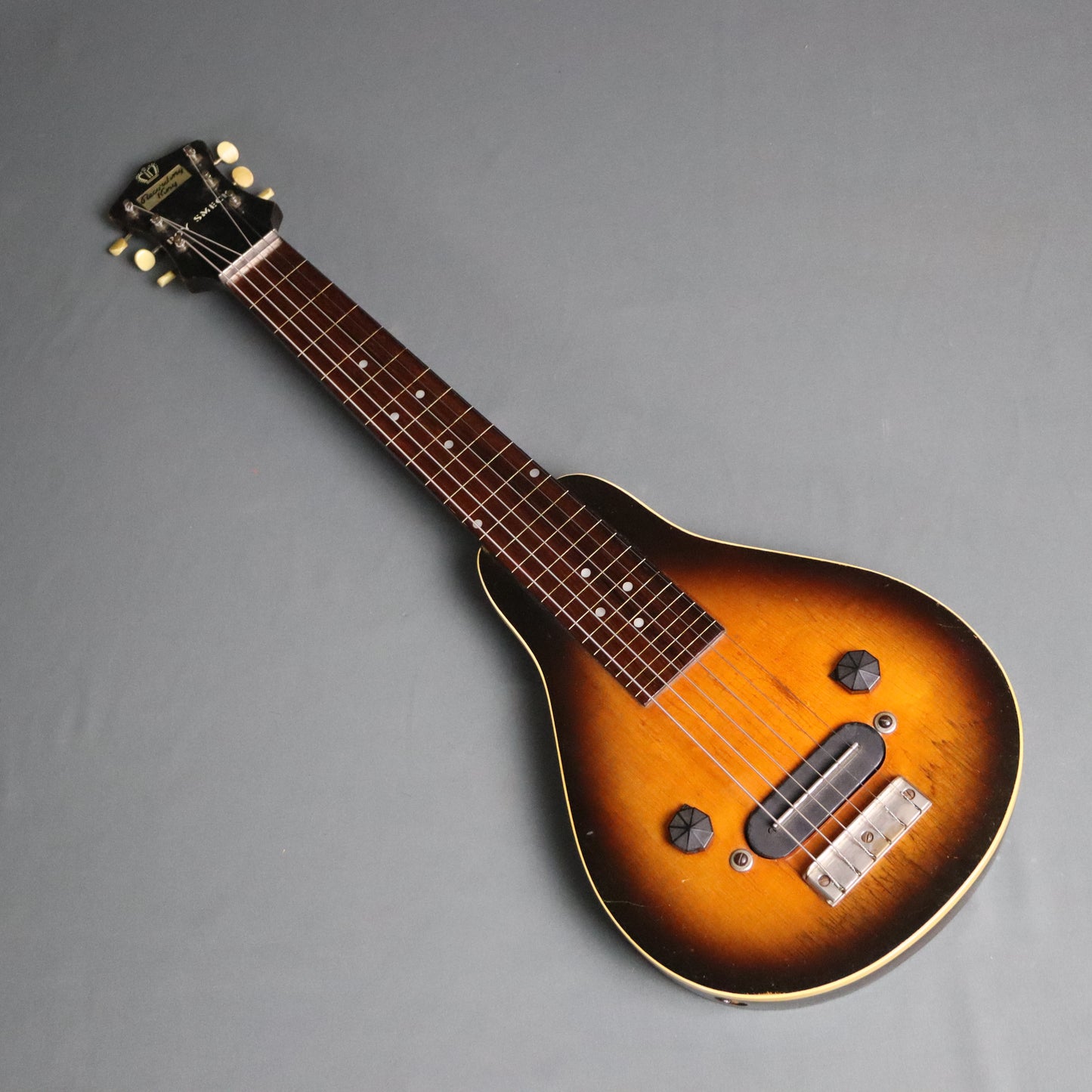 1937 Gibson Made Recording King Roy Smeck Model AB104 Lap Steel Electric Guitar with Full Sized EH-150 Charlie Christian Magnets