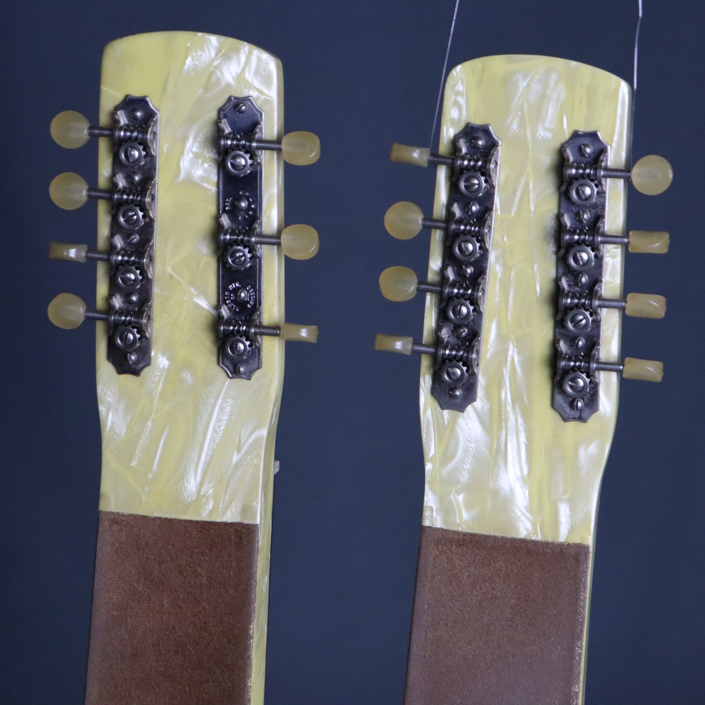 Regal Double Neck 7 8 String Lap Steel Electric Hawaiian Guitar Doubleneck