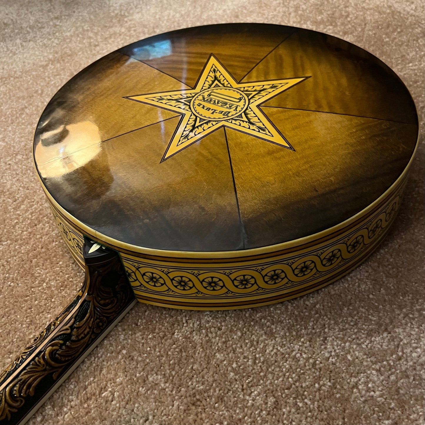1953 Vega VOX Plectrum Banjo Renee Karnes 1928 De Luxe Conversion Vegavox Vegaphone Deluxe