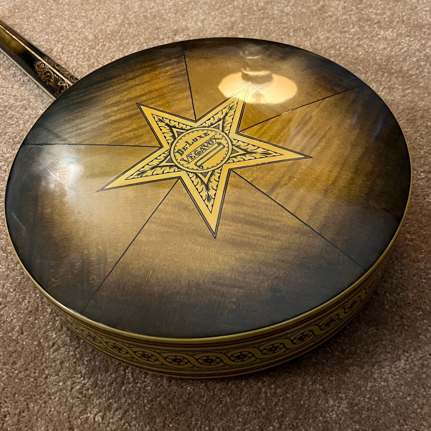 1953 Vega VOX Plectrum Banjo Renee Karnes 1928 De Luxe Conversion Vegavox Vegaphone Deluxe