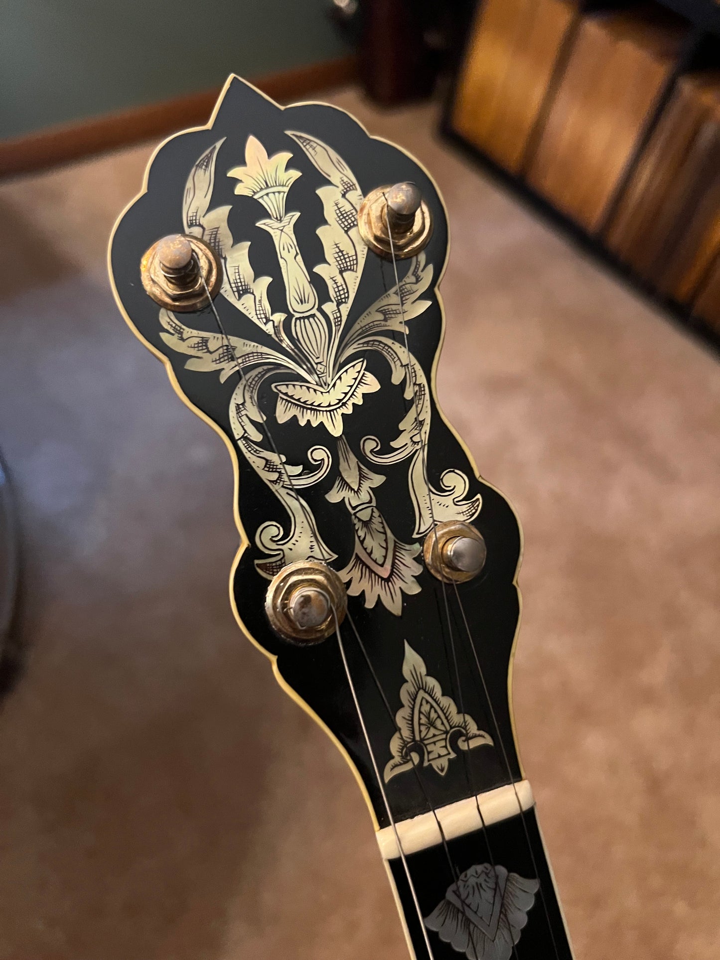 1953 Vega VOX Plectrum Banjo Renee Karnes 1928 De Luxe Conversion Vegavox Vegaphone Deluxe