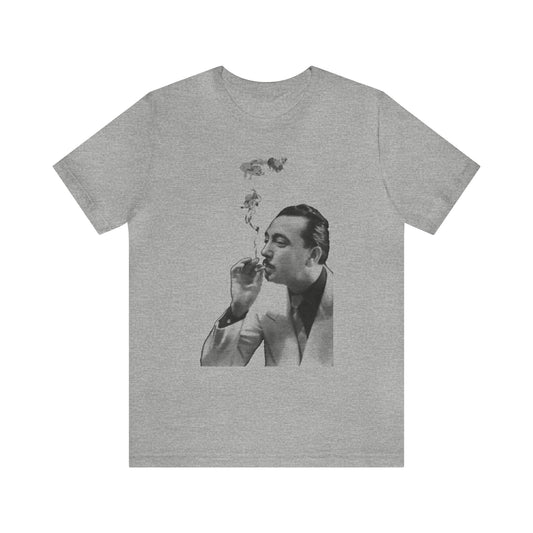 Django Reinhardt Smoking Grey T-Shirt